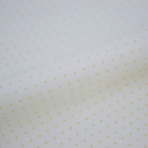 Tricoline Estampada Silky Confeti Branco com Bege