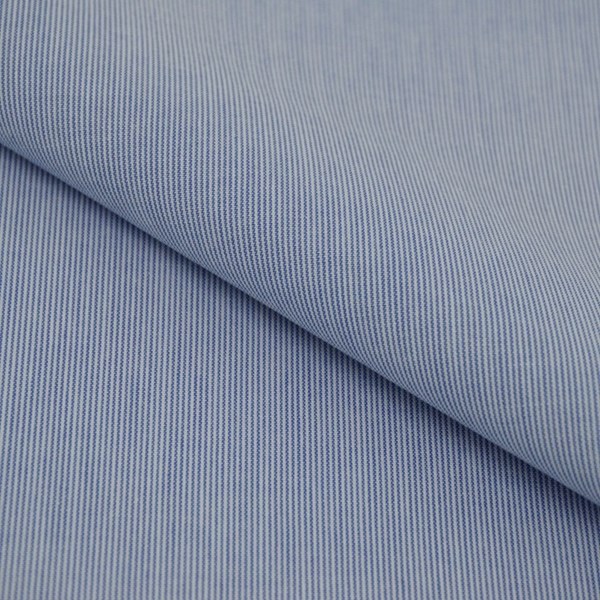 Tricoline Vichy Job L1 Azul - 75% algodão e 25% poliéster